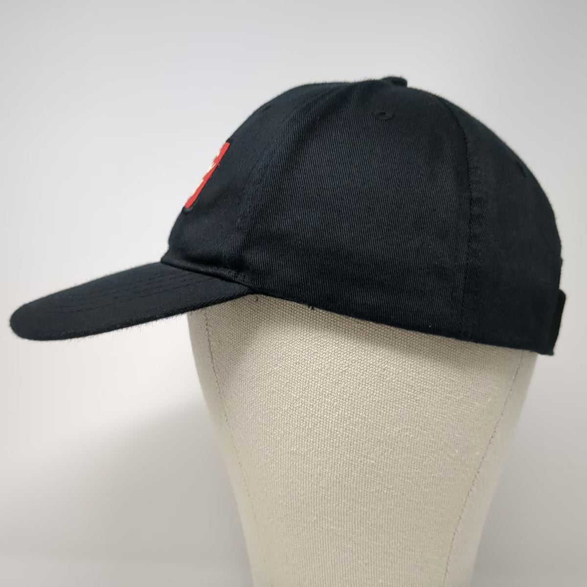 Coca-Cola Black Baseball Cap One Size Adjustable Strapback Patch Logo Drink Hat