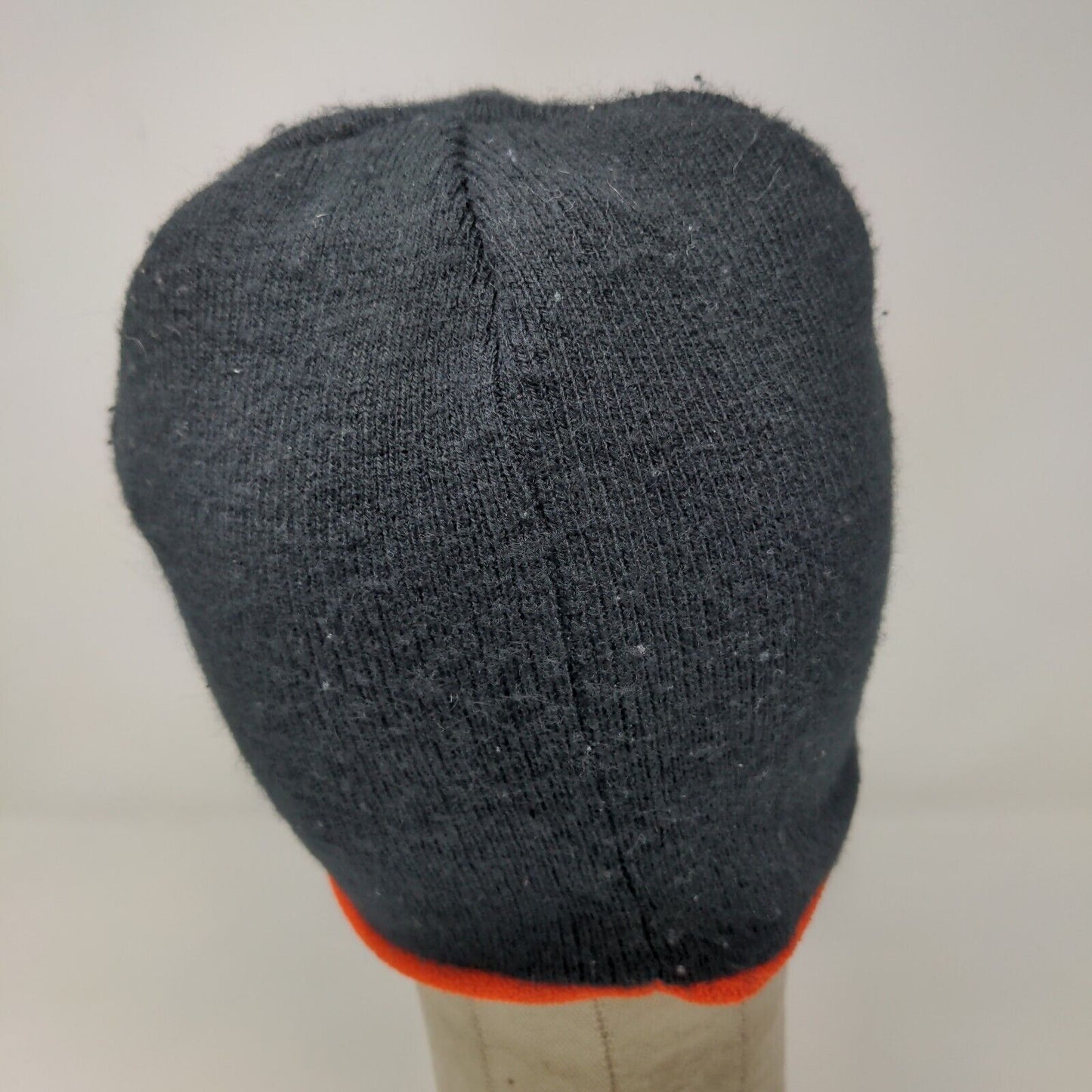 Harley Davidson Men's Knit Beanie Hat Black Size OSFA Embroidered Logo Acrylic