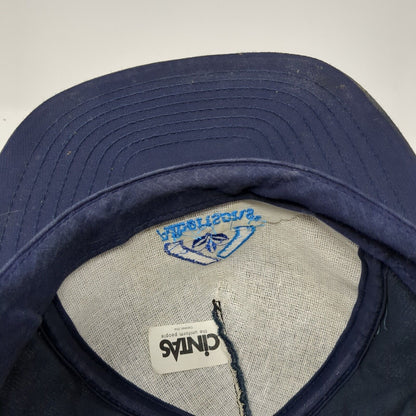 Albertsons Snapback Hat Blue One Size Adjustable Embroidered Cintas