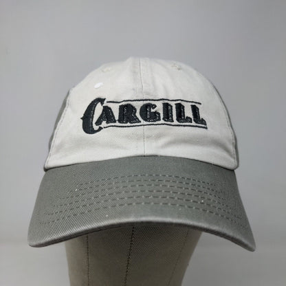 Cargill Men's Slideback Hat Gray Embroidered Logo Retro Styling