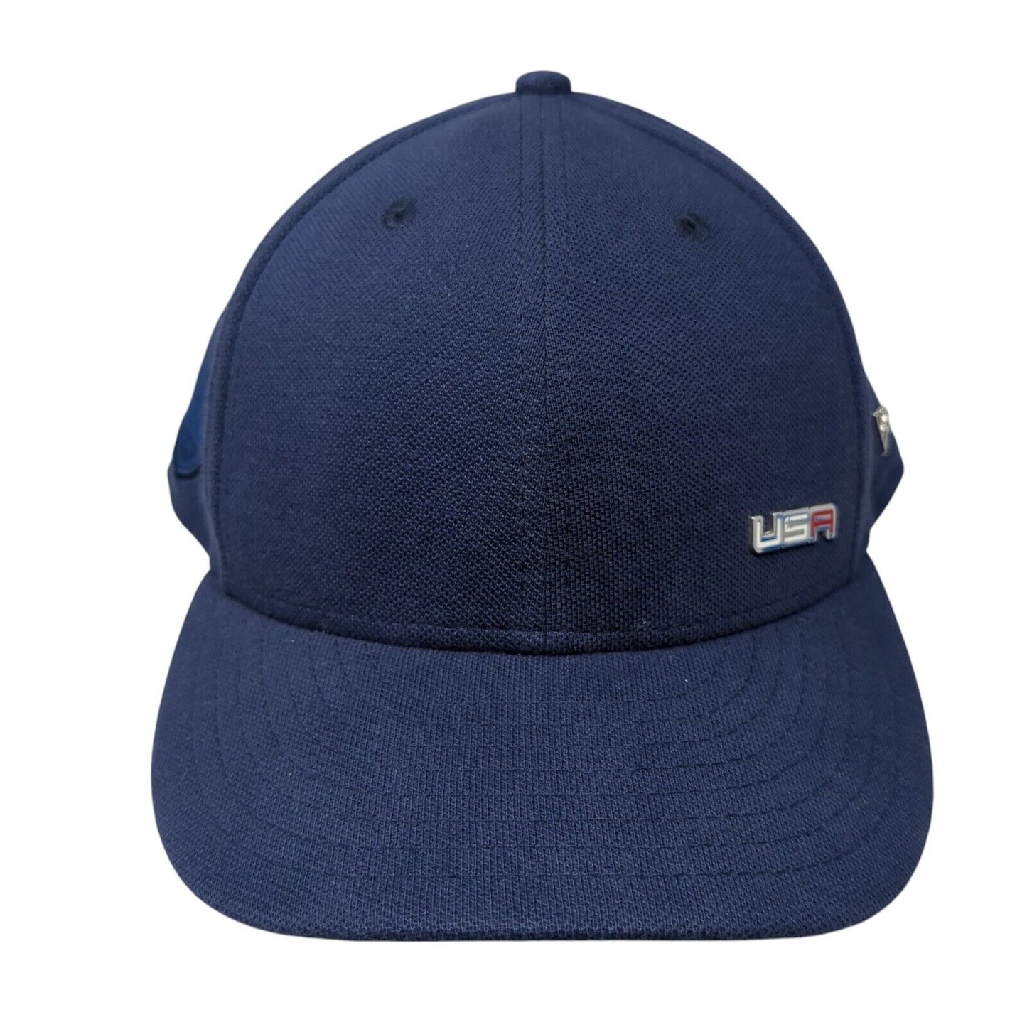 USA 2018 Snapback Golf Hat Blue One Size Adjustable Patriotic Emblem New Era