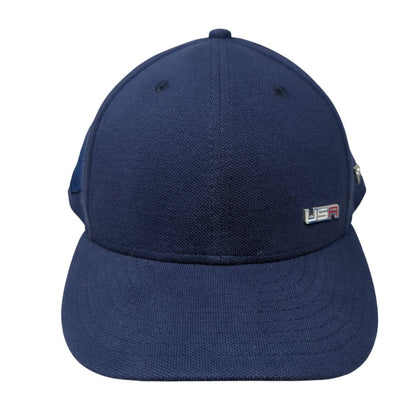 USA 2018 Snapback Golf Hat Blue One Size Adjustable Patriotic Emblem New Era
