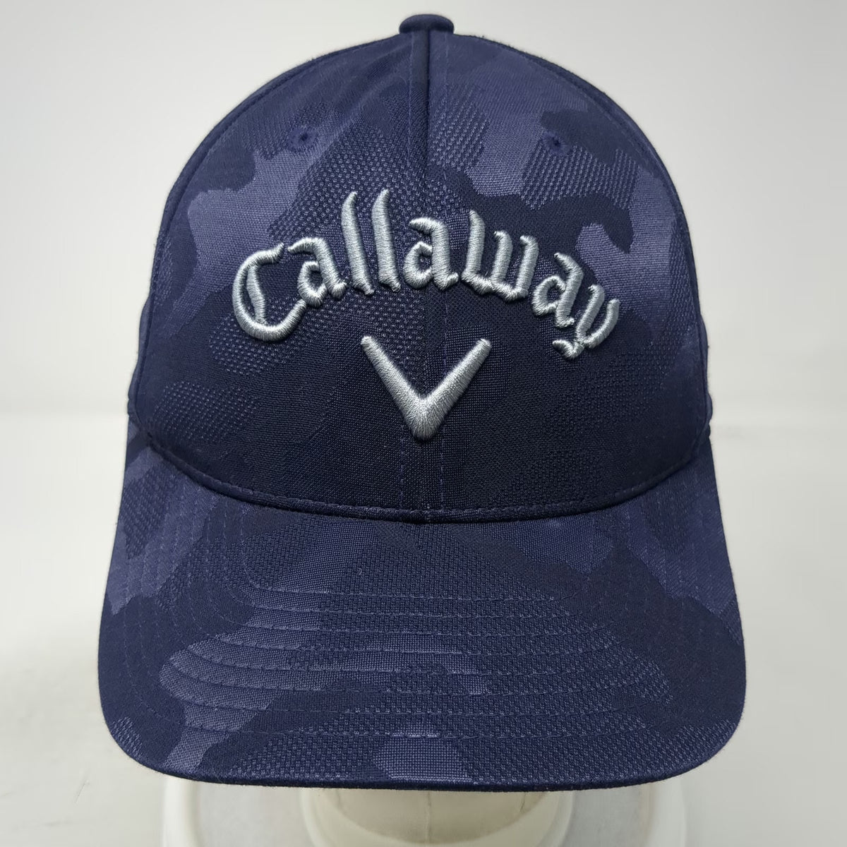 Callaway Snapback Blue Camo One Size Hat Flexfit 110 Chevron Golf Embroidery