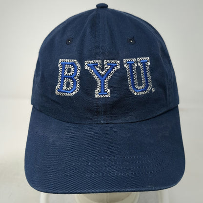 Gear For Sports BYU Cougars NCAA Cap Blue White One Size Adjustable Slideback