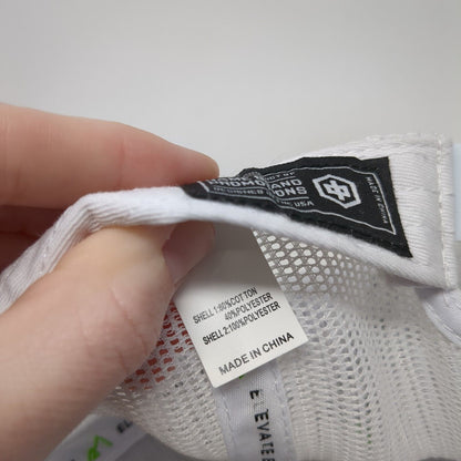 Empire Logo Snapback Mesh Back Trucker Hat Gray One Size Adjustable