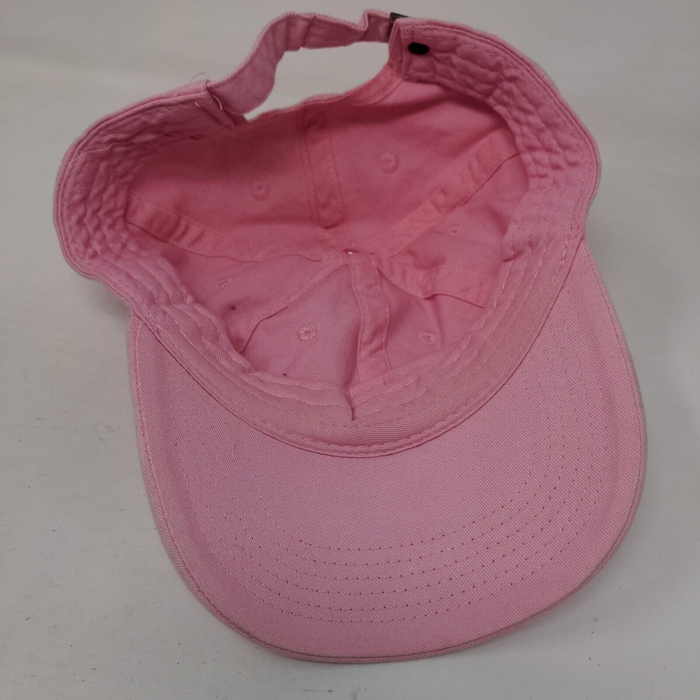 Bad Hair Day Slideback Hat Pink One Size Embroidered Adjustable