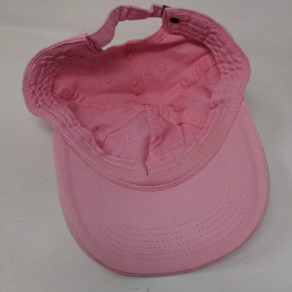 Bad Hair Day Slideback Hat Pink One Size Embroidered Adjustable