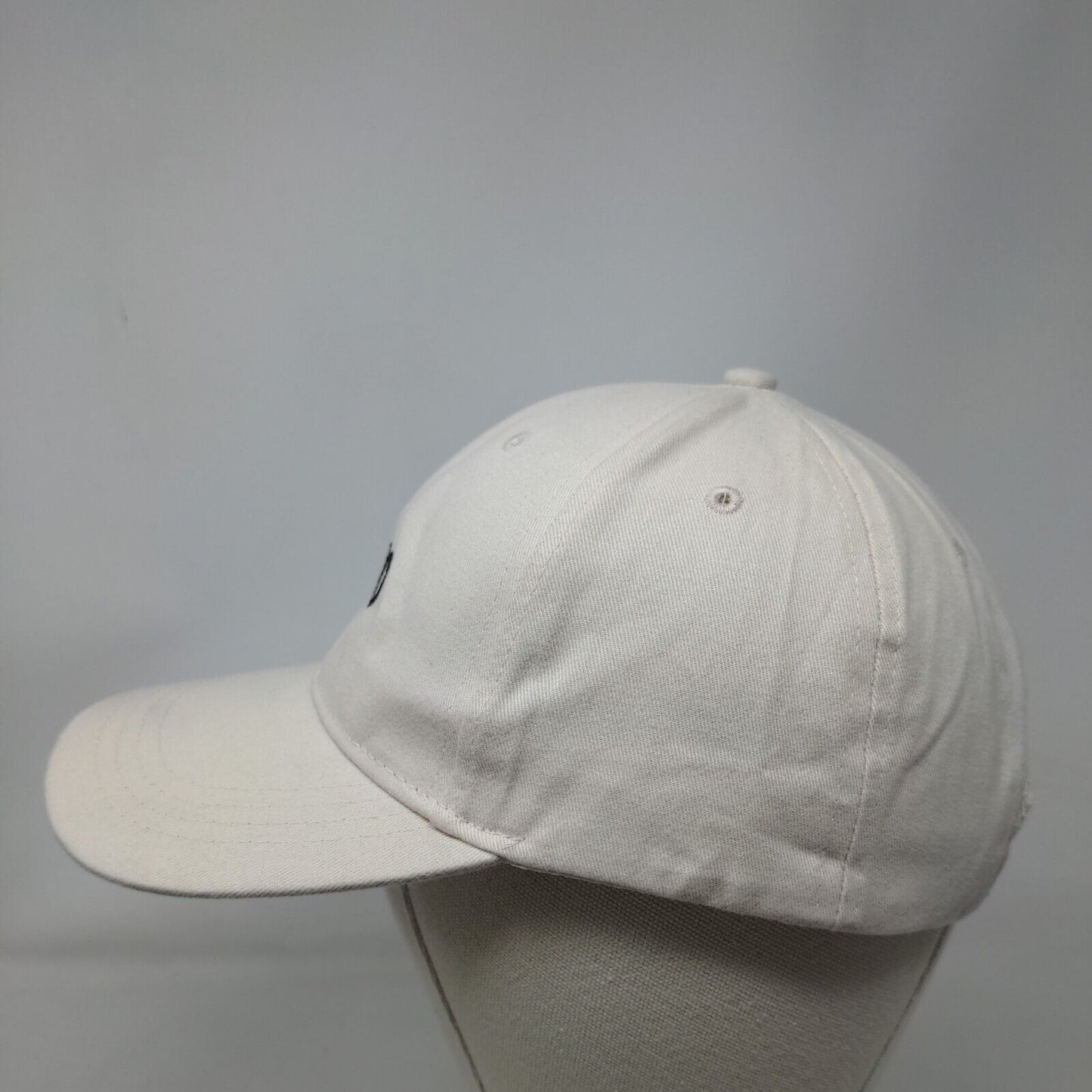 DIMO Slideback Hat Cream OSFM Embroidered Adjustable Quake City Caps
