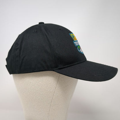 Tryzone ITZ Tropical Rugby 7s Baseball Cap Black One Size Hat Embroidered