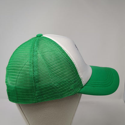 Sea Isle Spiked Iced Tea Trucker Hat Green One Size Mesh Snapback Foam Front Cap