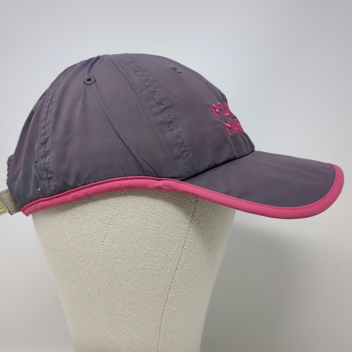 Greenlayer Baseball Cap Gray One Size Portland Marathon Runner Strapback Hat