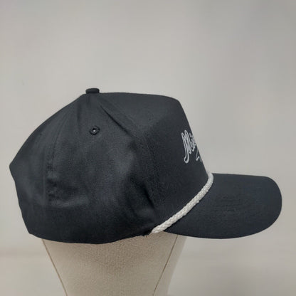 Michigan Snapback Rope Hat Black OSFM Adjustable 5 Panel Hit