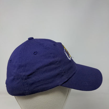 Taco Tuesday Slideback Hat Purple One Size Adjustable Embroidered Vented Holes