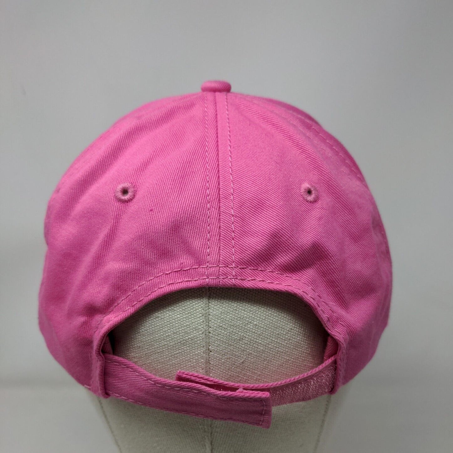 Boston Strapback Hat Pink One Size Adjustable Embroidered 6 Panel Sherry