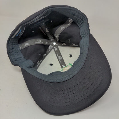 ZLL Fitted Hat Black XS Embroidered F3 Performance 6 Panel Pacific Headwear