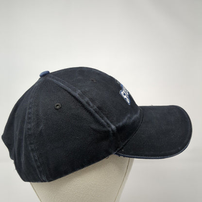 Idaho Steelheads Strapback Hat Black OSFA Embroidered Logo Destroyer Headwear