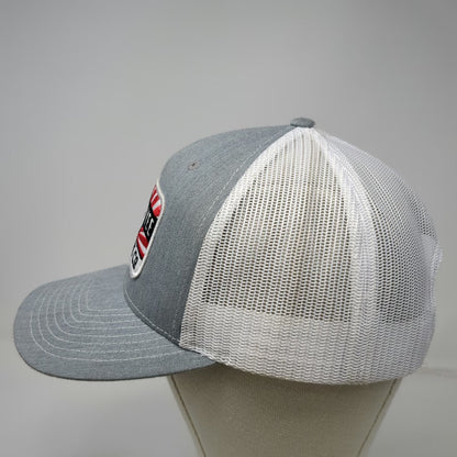 Richardson Yee Yee Apparel Co Trucker Hat Gray One Size Snapback Mesh Back Patch