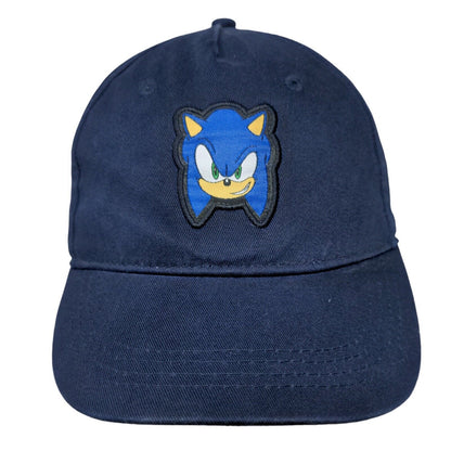 Sonic the Hedgehog Sega Snapback Hat Blue One Size Solid Adjustable