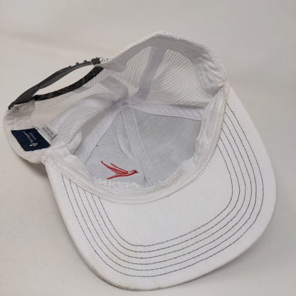 Red Cardinal Snapback Mesh Back Trucker Hat Gray OSFM Embroidered Plaid