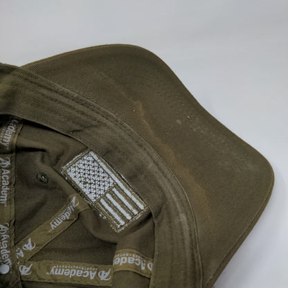 USA Flag Strapback Hat Brownish-Green One Size Patriotic Academy Sports Outdoors