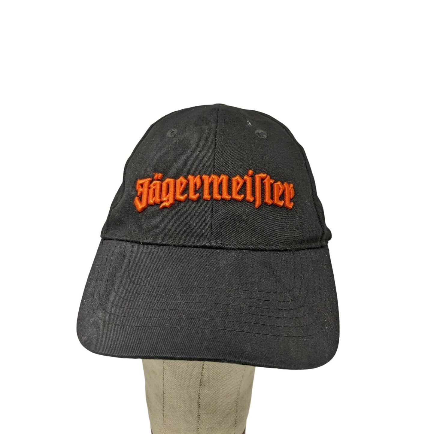 Jagermeister Slideback Hat Cap 3D Embroidered Spell Out Front & Embroidered Logo