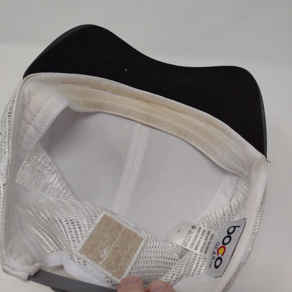Boco Snapback Mesh Back Trucker Hat Gray OSFM Embroidered Perched.io