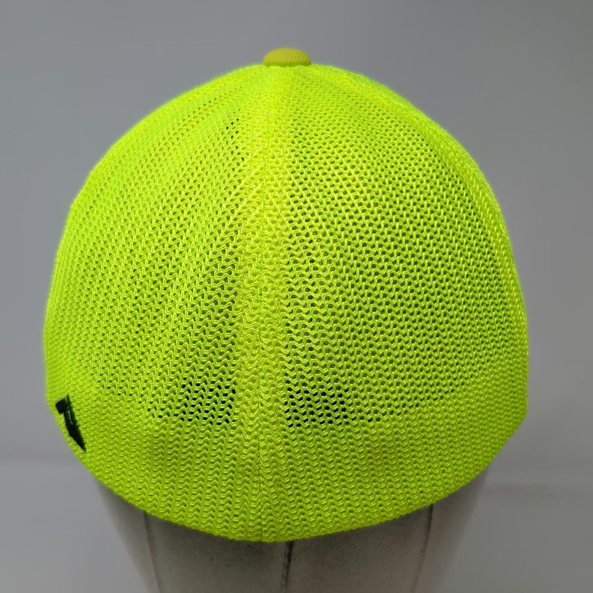 Pacific Headwear Baseball Cap Gray Yellow 7 3/8 Diamond Nation Mesh Hat 404M