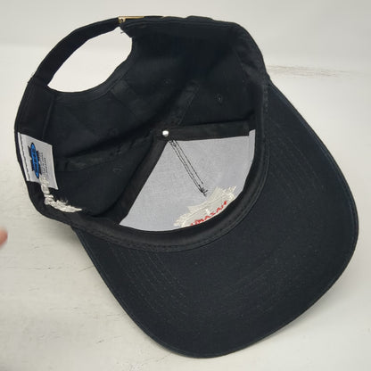 5 Panel Black One Size Simplot Hazard Hunter Crosshair Logo Adjustable Strap Hat