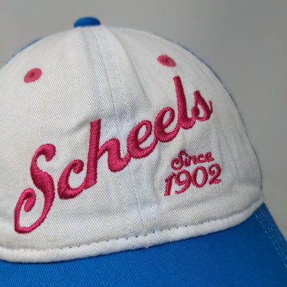 Scheels Since 1902 Strapback Trucker Hat Blue One Size Mesh Back