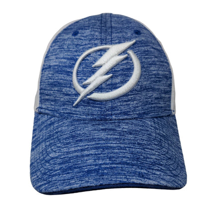 Tampa Bay Lightning Fitted Hat Blue M/L Embroidered Fanatics NHL Logo