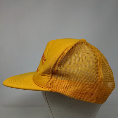 Zephyrhills Auction & Swapmeet Snapback Rope Trucker Hat Yellow OSFA Mesh Back