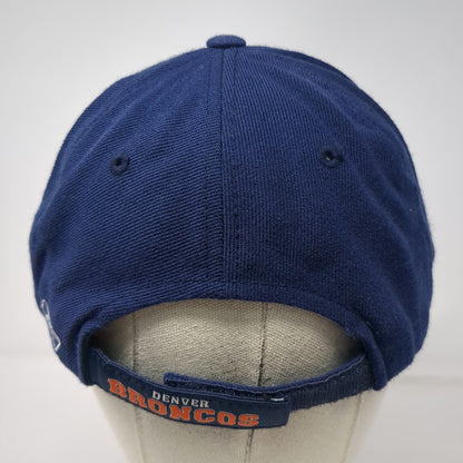 Reebok Denver Broncos NFL Blue Cap One Size Strapback Embroidered Orange White