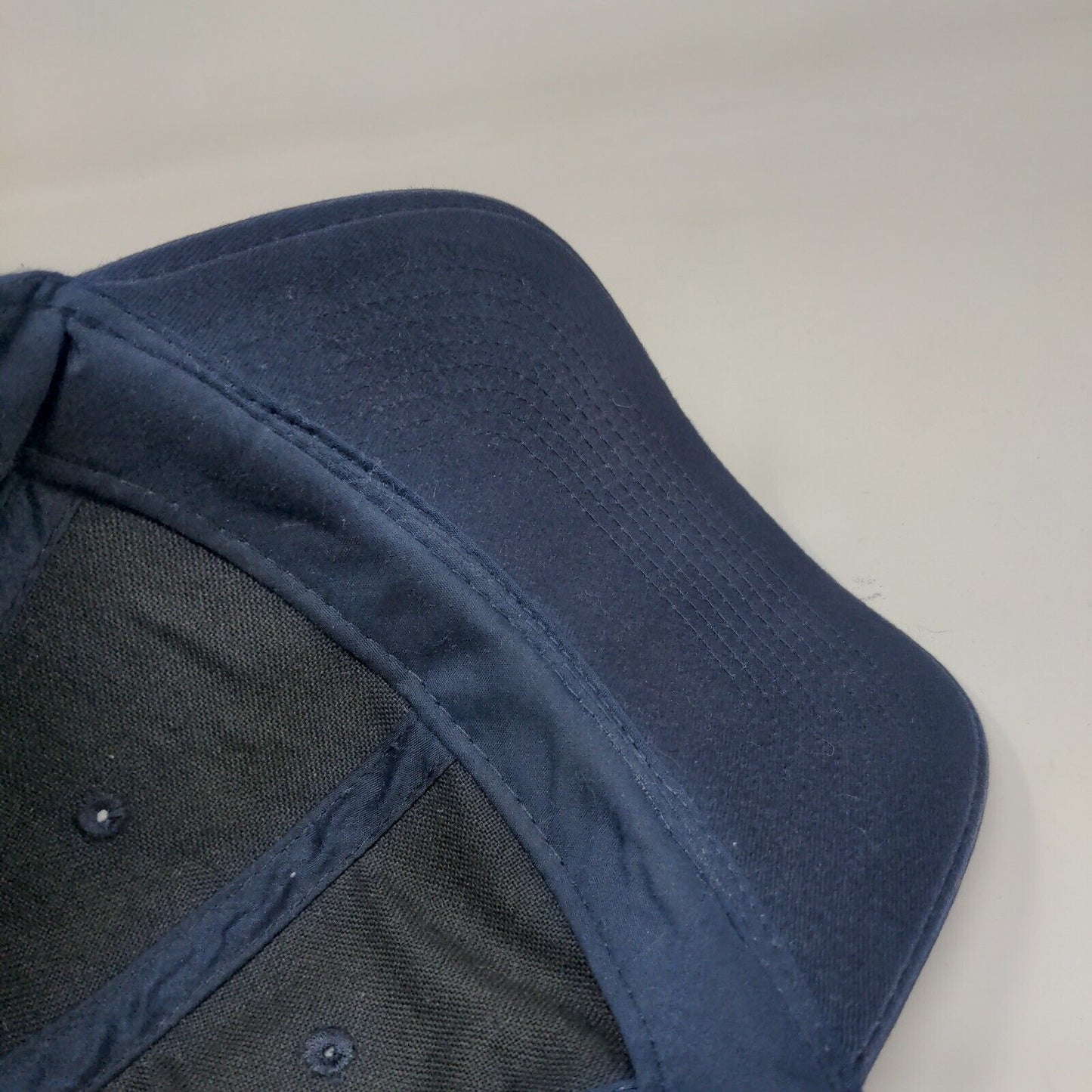 George Strapback Hat Blue One Size Adjustable Blank Solid Vent Holes