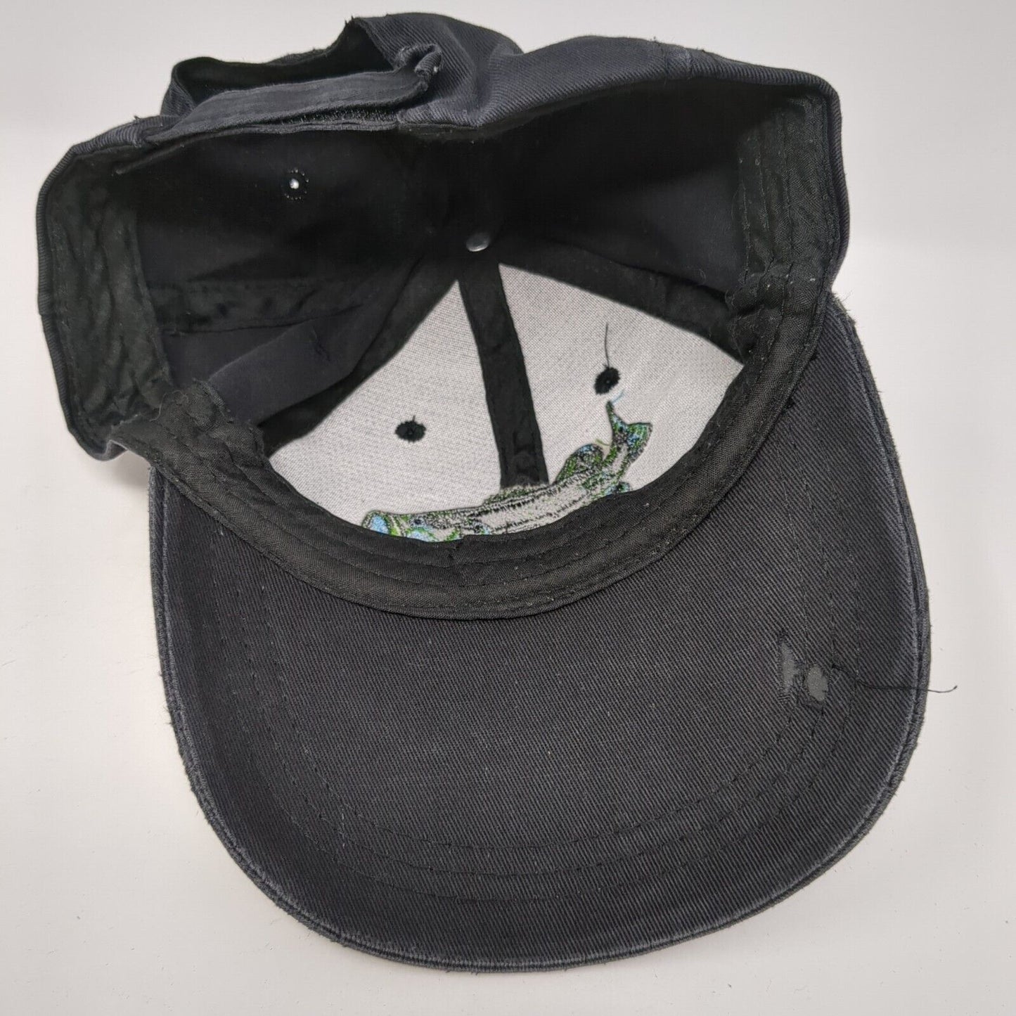 Fishing It's A Life Style Strapback Hat Black One Size Adjustable Ugly Stik