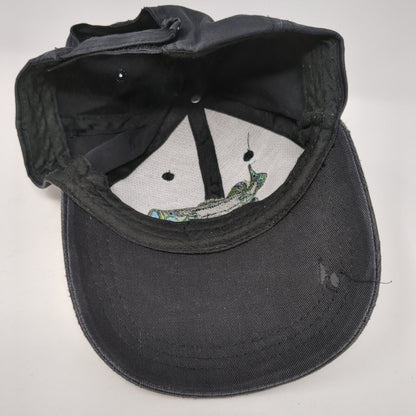 Fishing It's A Life Style Strapback Hat Black One Size Adjustable Ugly Stik