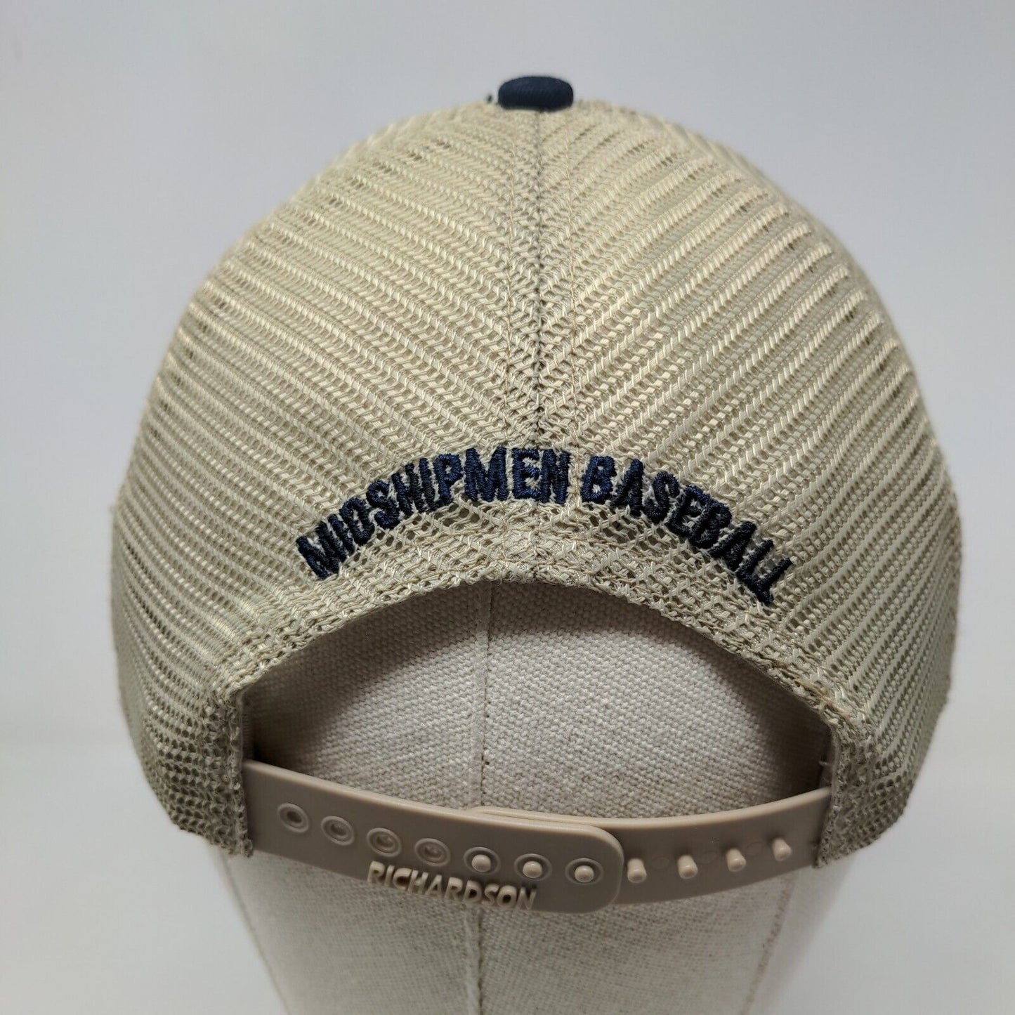 Richardson Men's Snapback Mesh Back Hat Multicolor Size M/L Navy Midshipmen