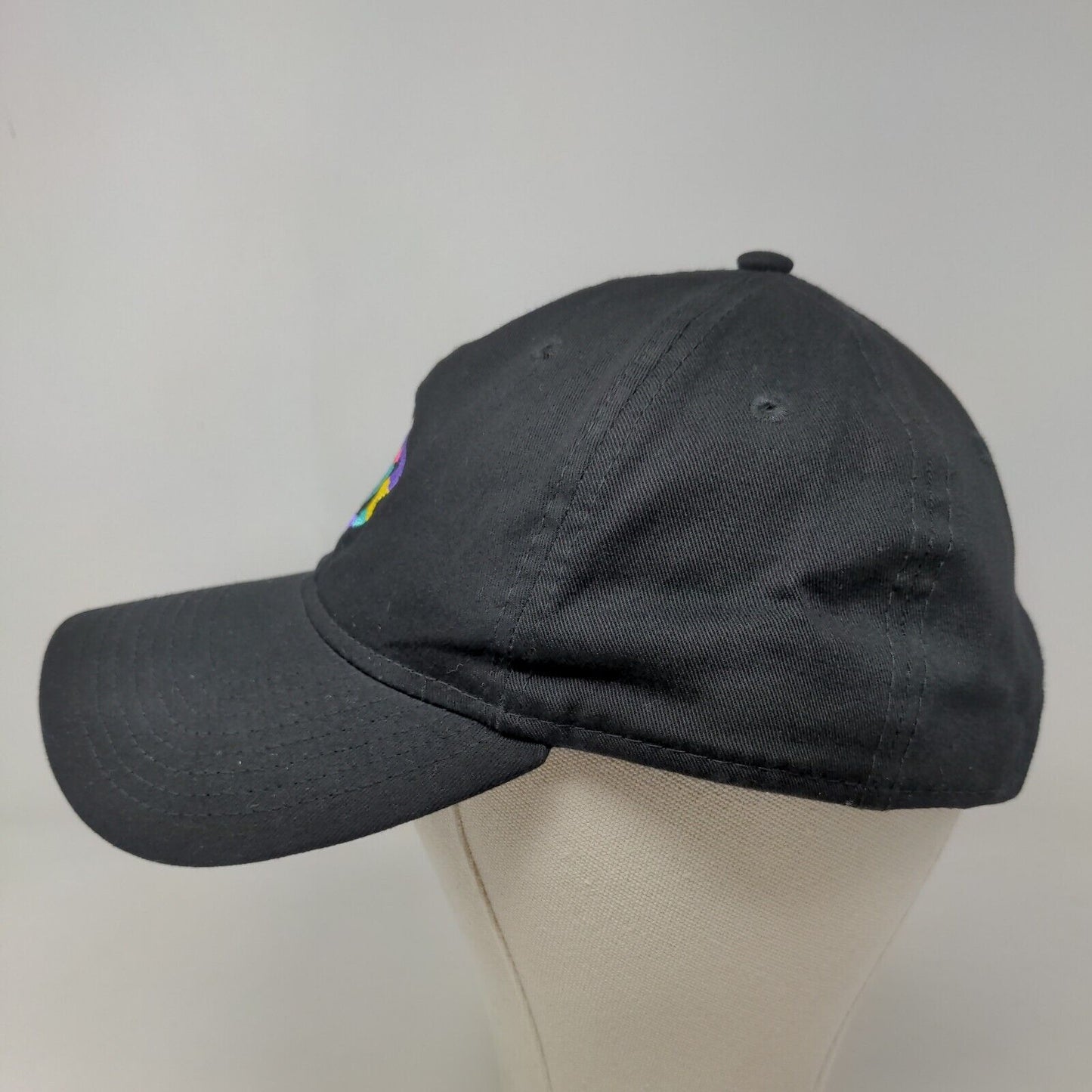 New Era Men's Slideback Hat Black OSFM 9Twenty Embroidered Trident Logo