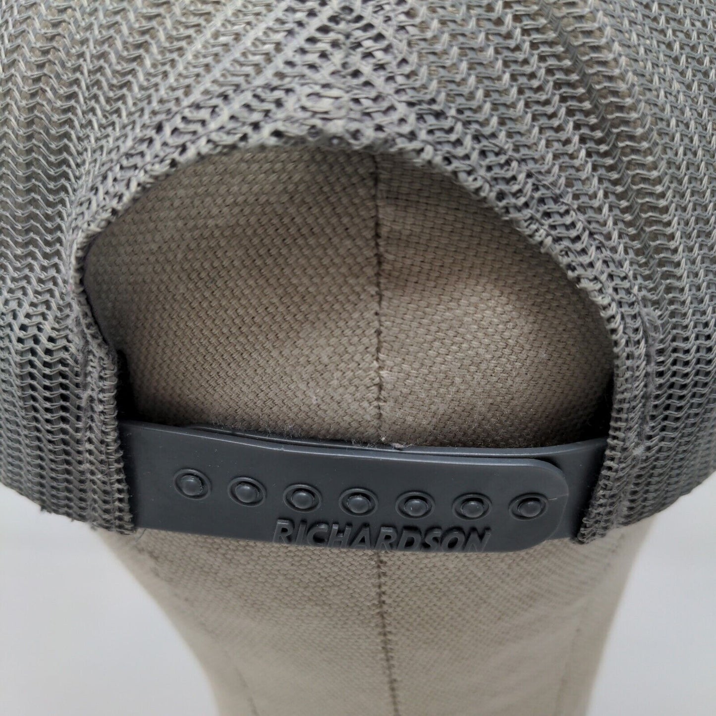 Richardson Men's Snapback Mesh Back Hat Black Gray Embroidered UP Logo #112