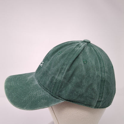 Perfectly Imperfect Slideback Hat Green One Size Adjustable 6 Panel Shanxiu