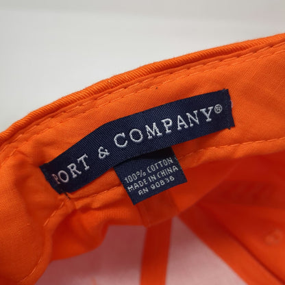 Port & Company Building Evacuation Team Orange Baseball Cap One Size Hat Strap