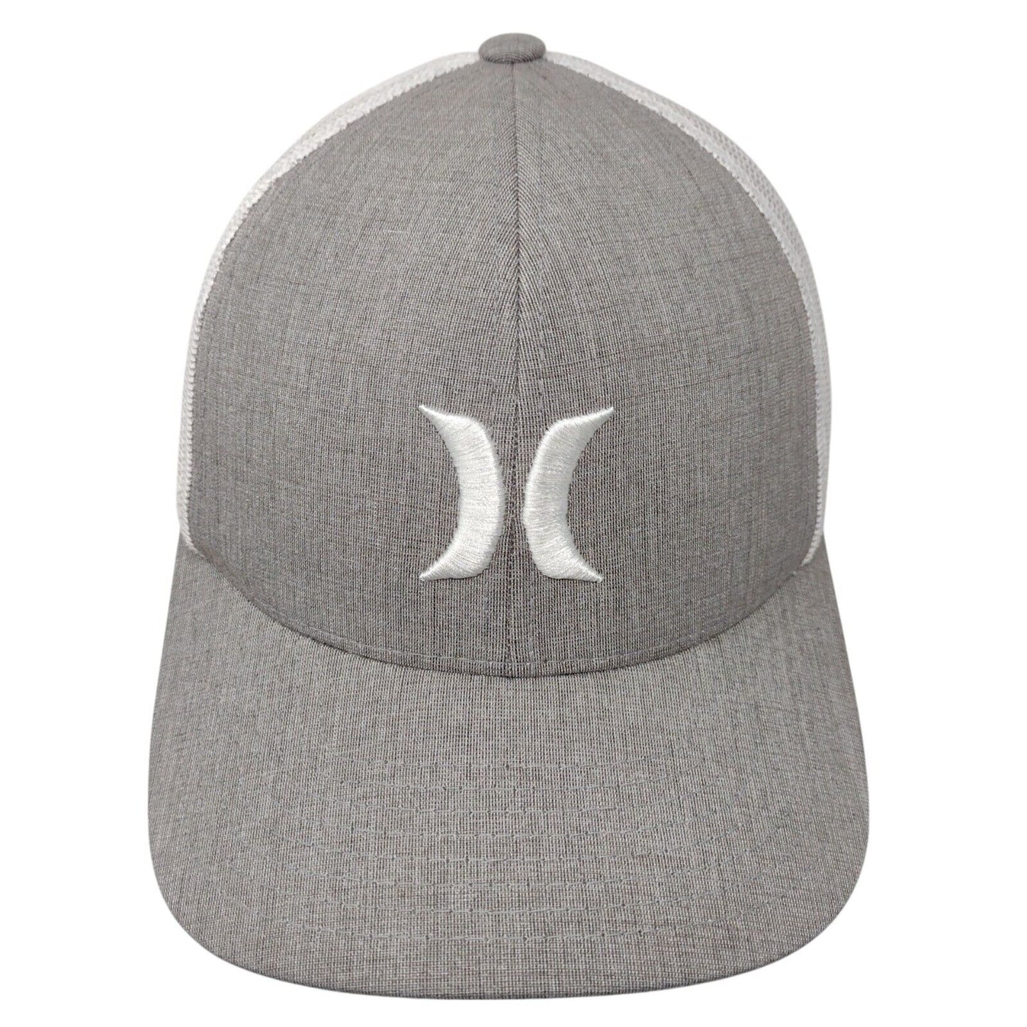 Hurley Snapback Trucker Hat Gray OSFA Adjustable Mesh Back The Classics Yupoong