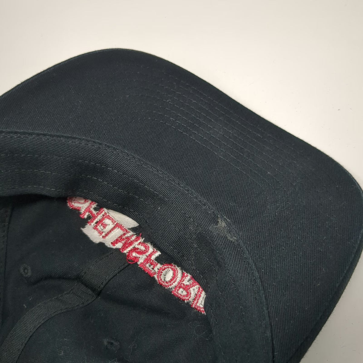Richardson Baseball Cap Black One Size Chelmsford Lumber Slideback Cotton Hat