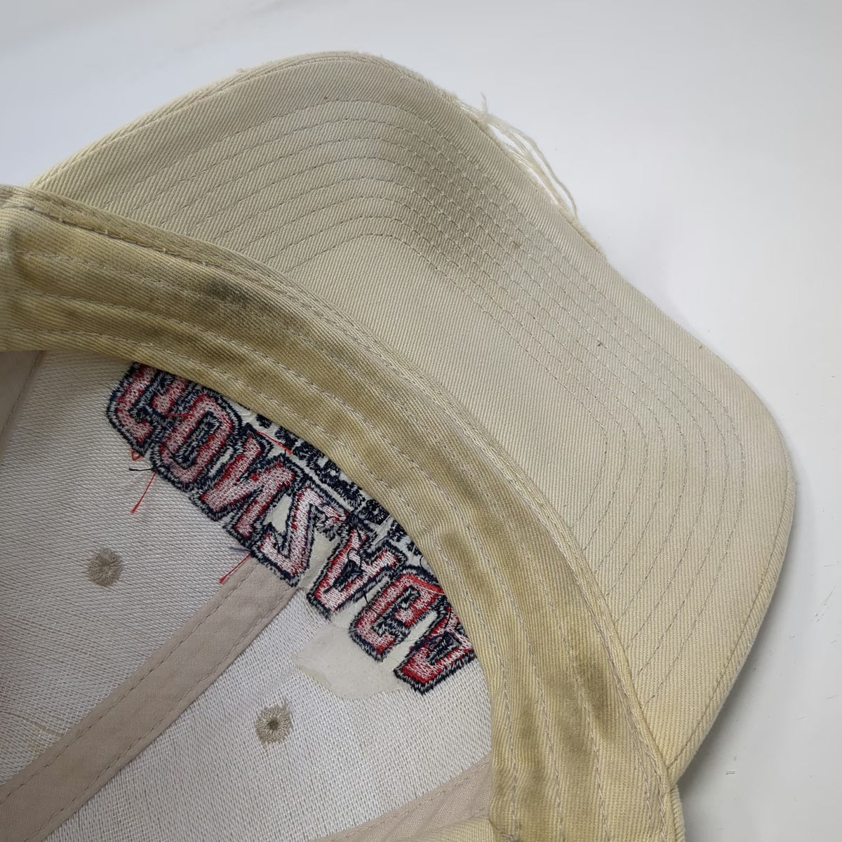 The Game Gonzaga Bulldogs NCAA Basketball Hat Beige One Size Slideback Cotton