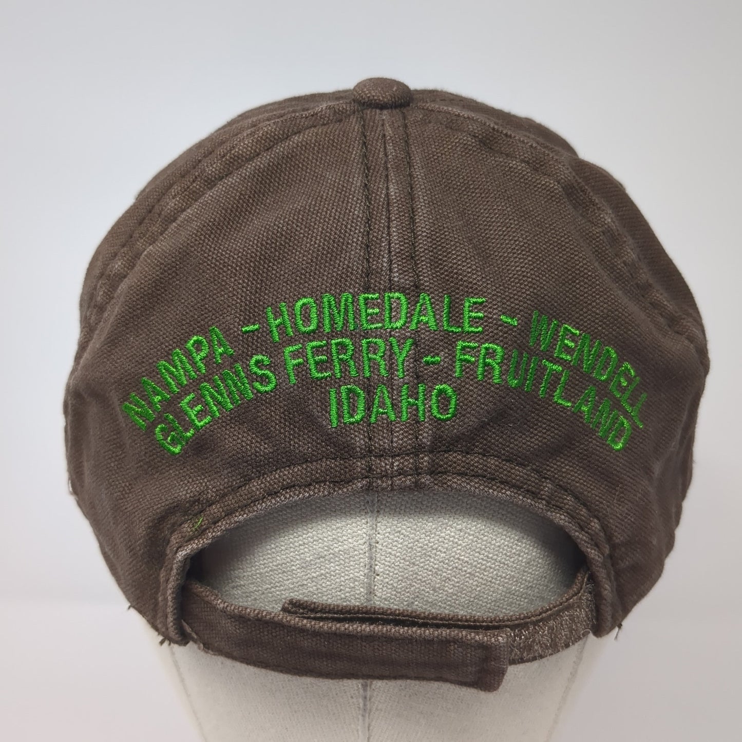 Campbell Tractor Co. Idaho Baseball Cap Brown One Size Adjustable John Deere