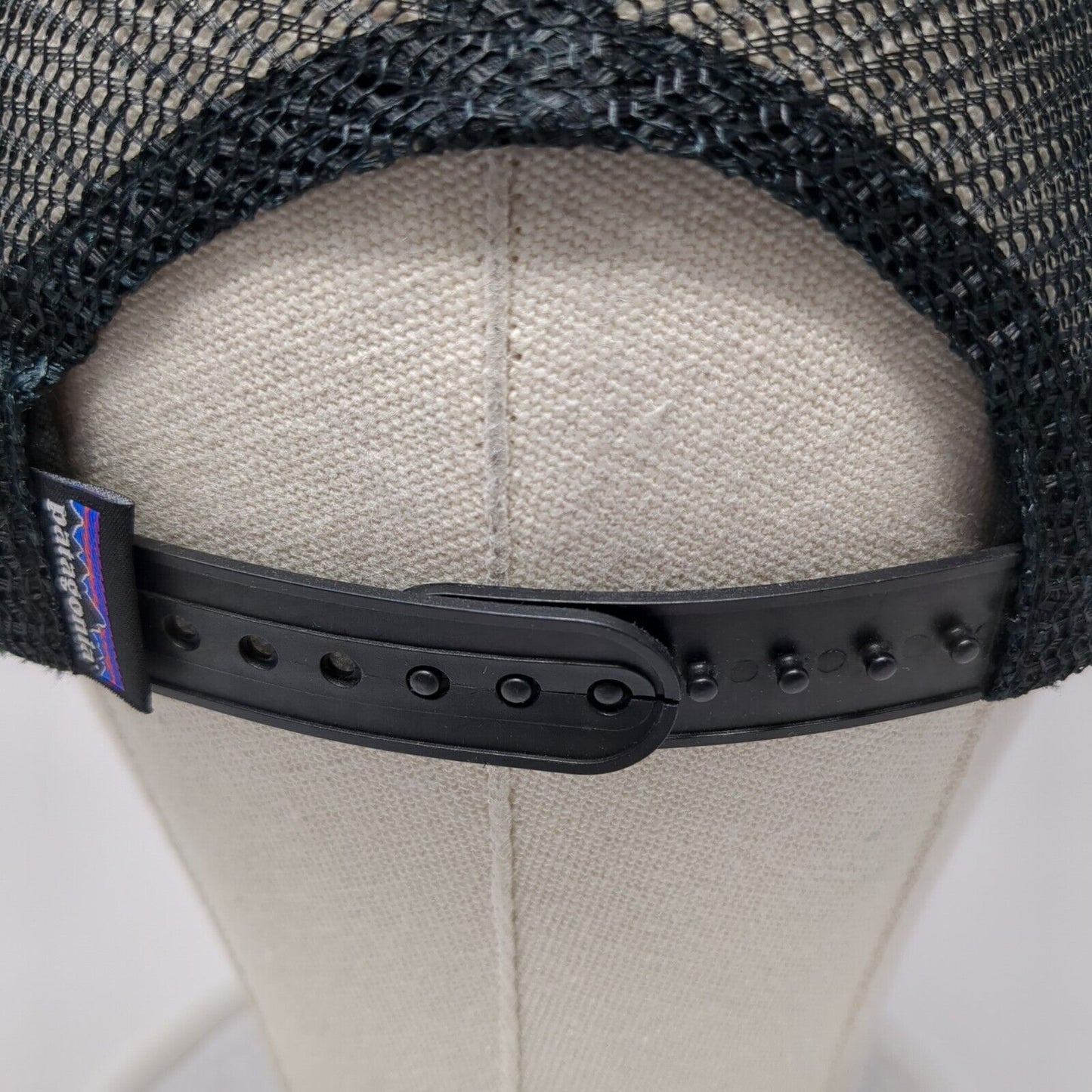 Patagonia Snapback Mesh Back Trucker Hat Black One Size Adjustable