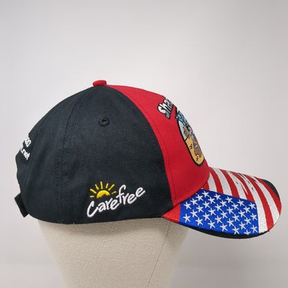 ShadePro Strapback Hat Multi One Size Adjustable ShurGrip USA Flag