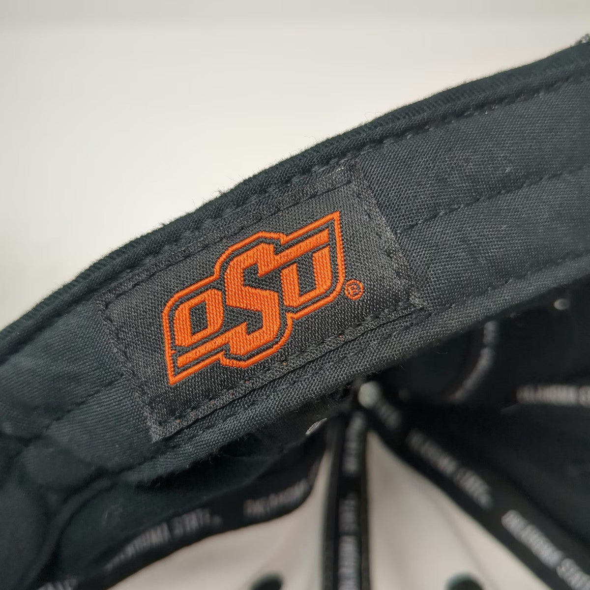 Oklahoma State Cowboys NCAA Black One Size Cap Hat Go Pokes Mascot Pistol Pete