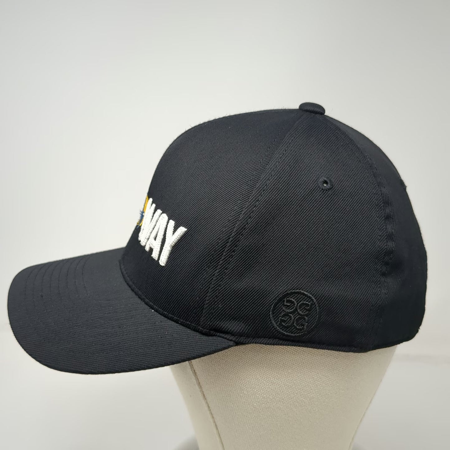 G/FORE Snapback Black One Size 5 Panel Galloway Golf Hat Bird Sun Embroidered