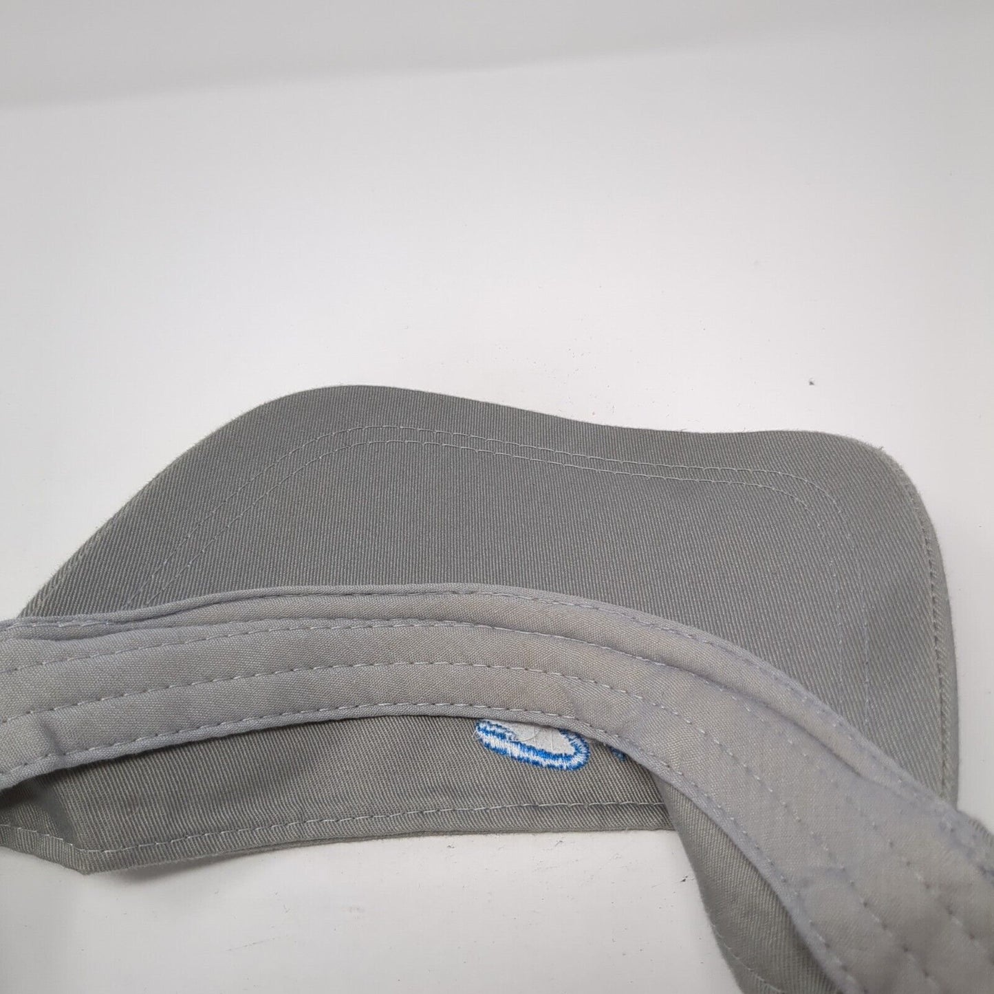 Letter H Strapback Golf Sun Visor Hat Gray One Size Adjustable Alleson Athletic