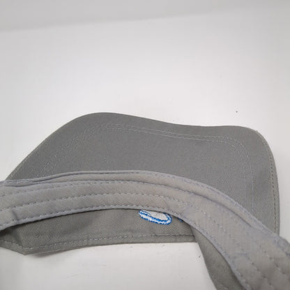 Letter H Strapback Golf Sun Visor Hat Gray One Size Adjustable Alleson Athletic